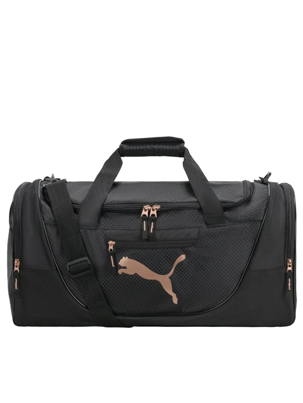 Puma Candidate Duffel with Rose Gold Logo and Hardware-brand New
